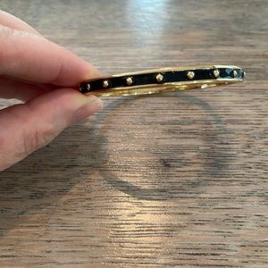 Kate spade bangle! Black and gold